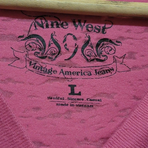 Nine West Pink Sequin Hoodie - Picture 5 of 6